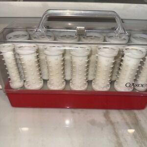 Clairol Style Setter Hot Roller 20 Hair Curlers C-20-1 Wax Core No Clips WORKS